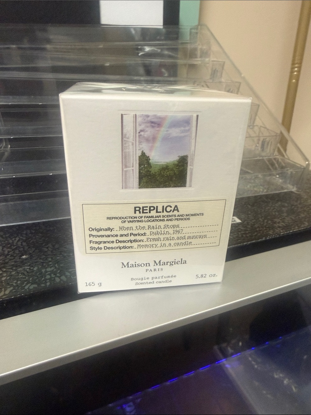 Maison  Margiela White Replica 'When the Rain Stops' Candle